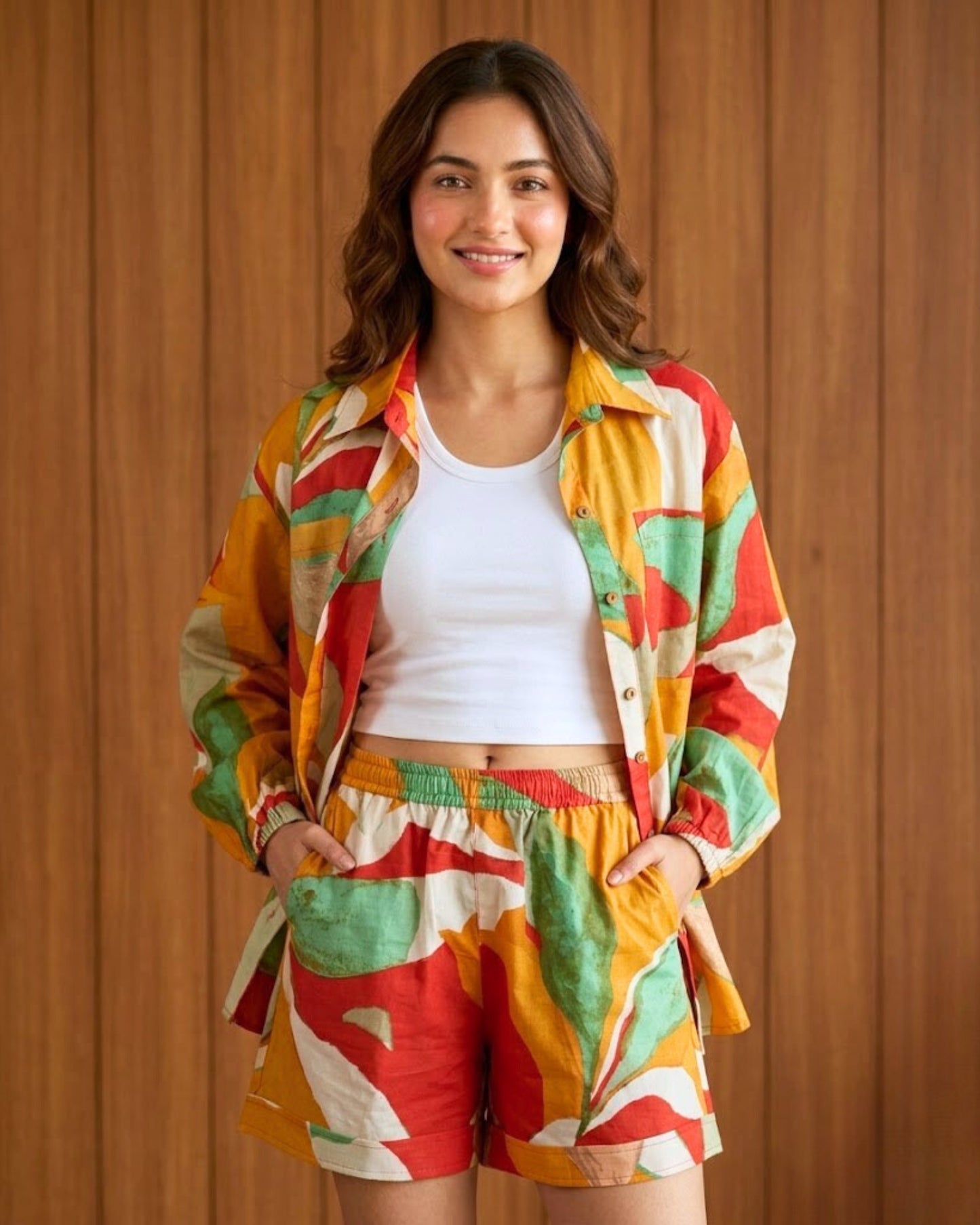 Kate Mosaic Cotton Co-ord set
