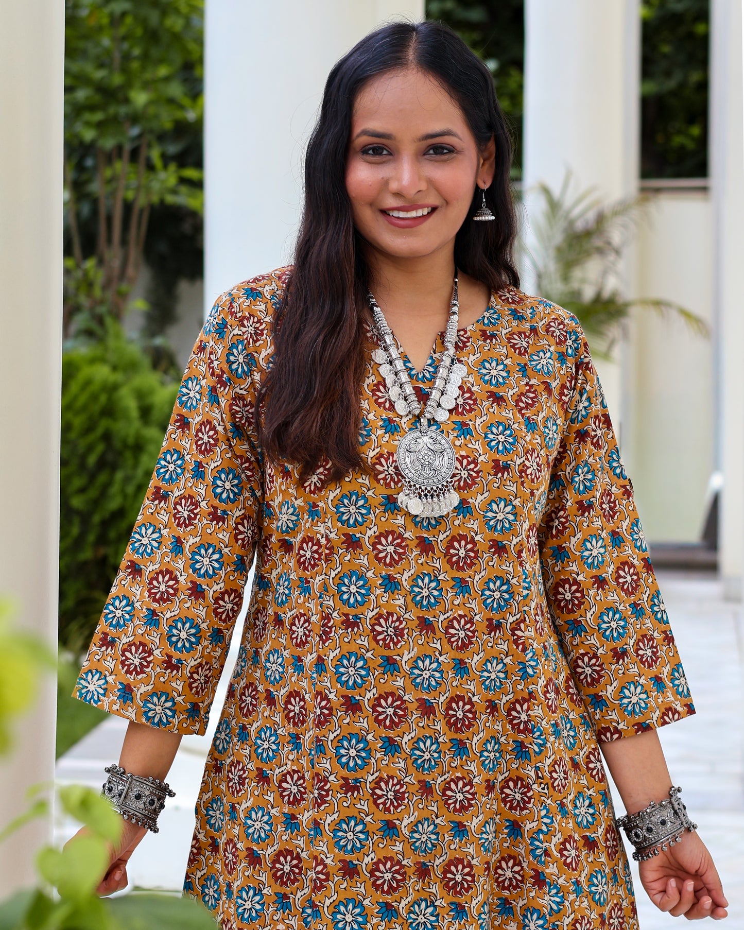 Meher HandBlock Print Cotton Kurta Set