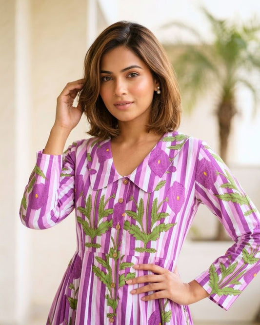 Lilac Garden Midi