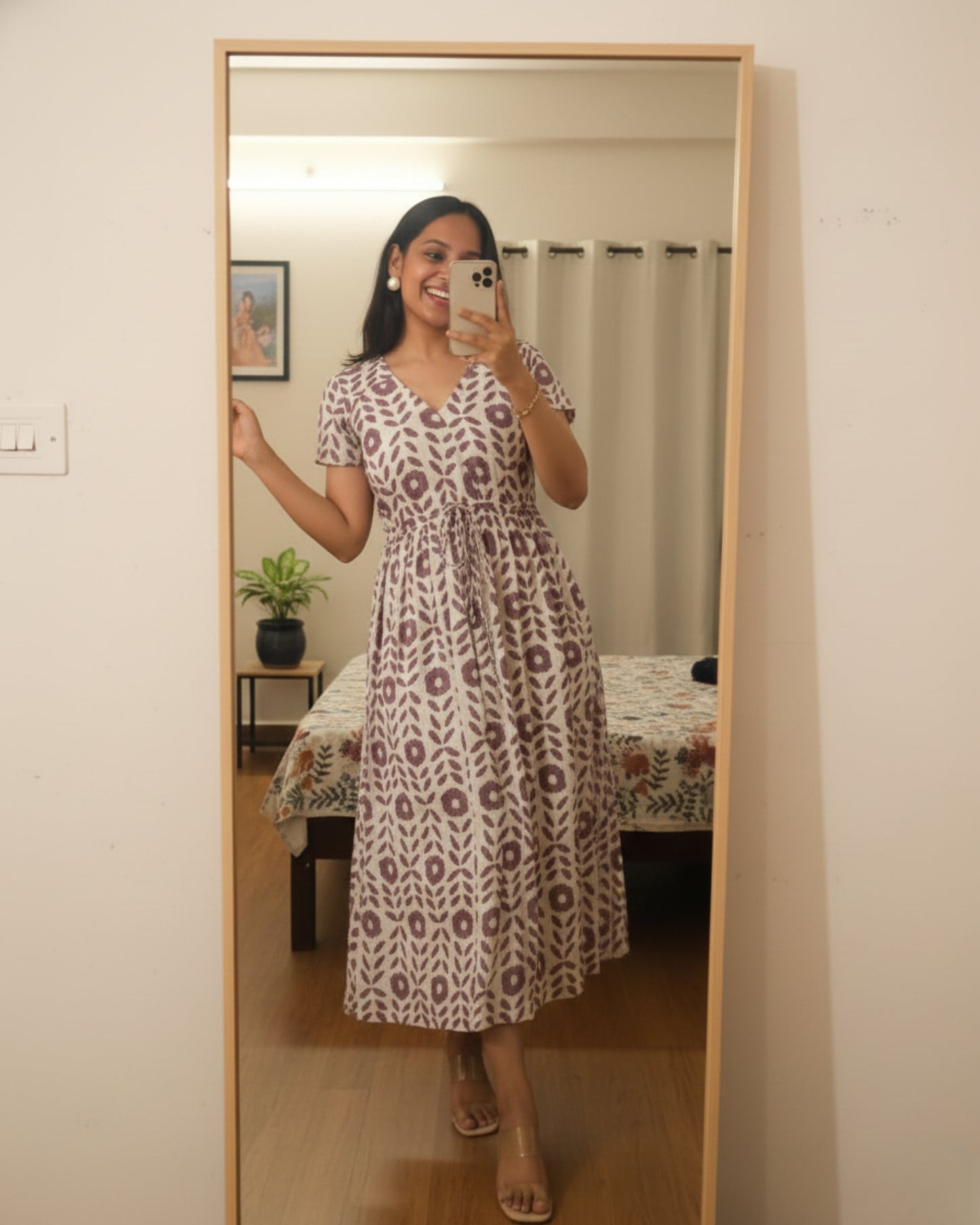 Leah Fit-and-Flare Dress