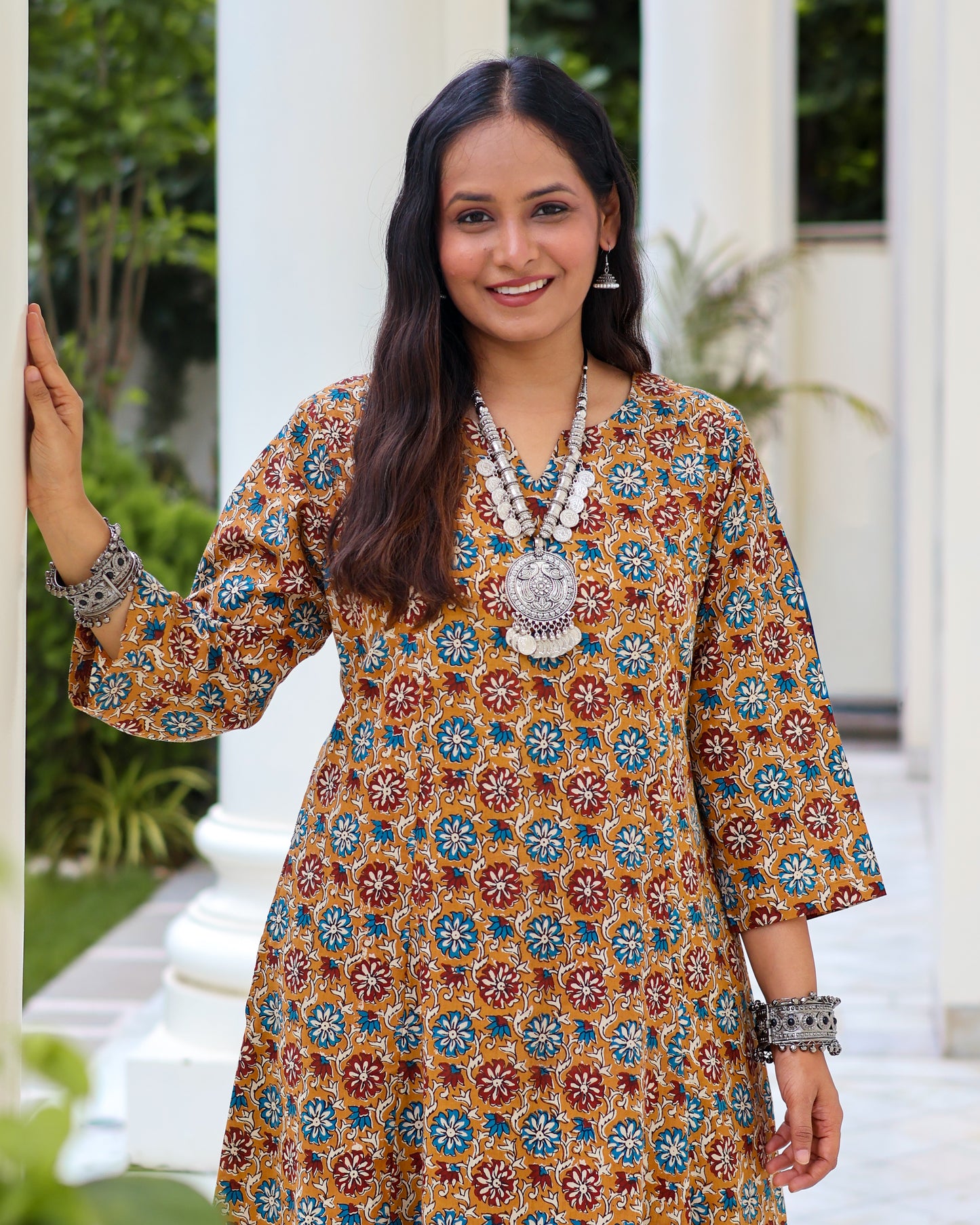Meher HandBlock Print Cotton Kurta Set