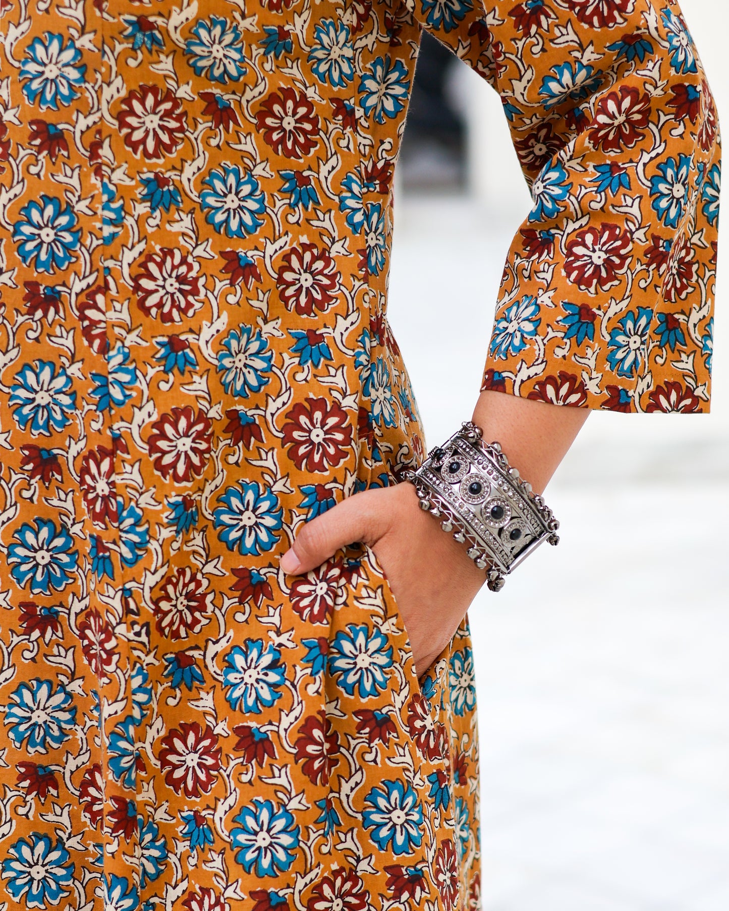 Meher HandBlock Print Cotton Kurta Set