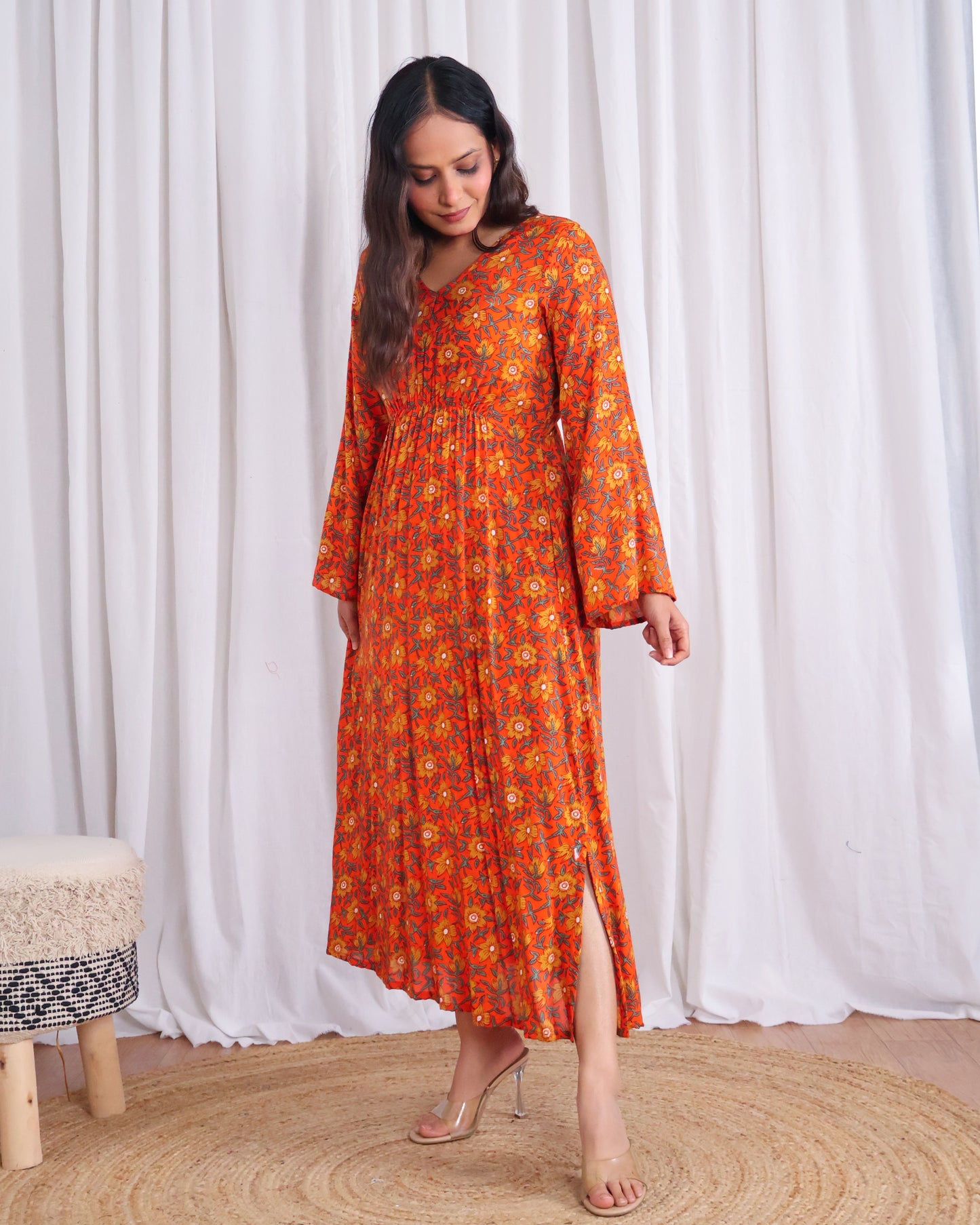 Miranda Flare cotton modal dress