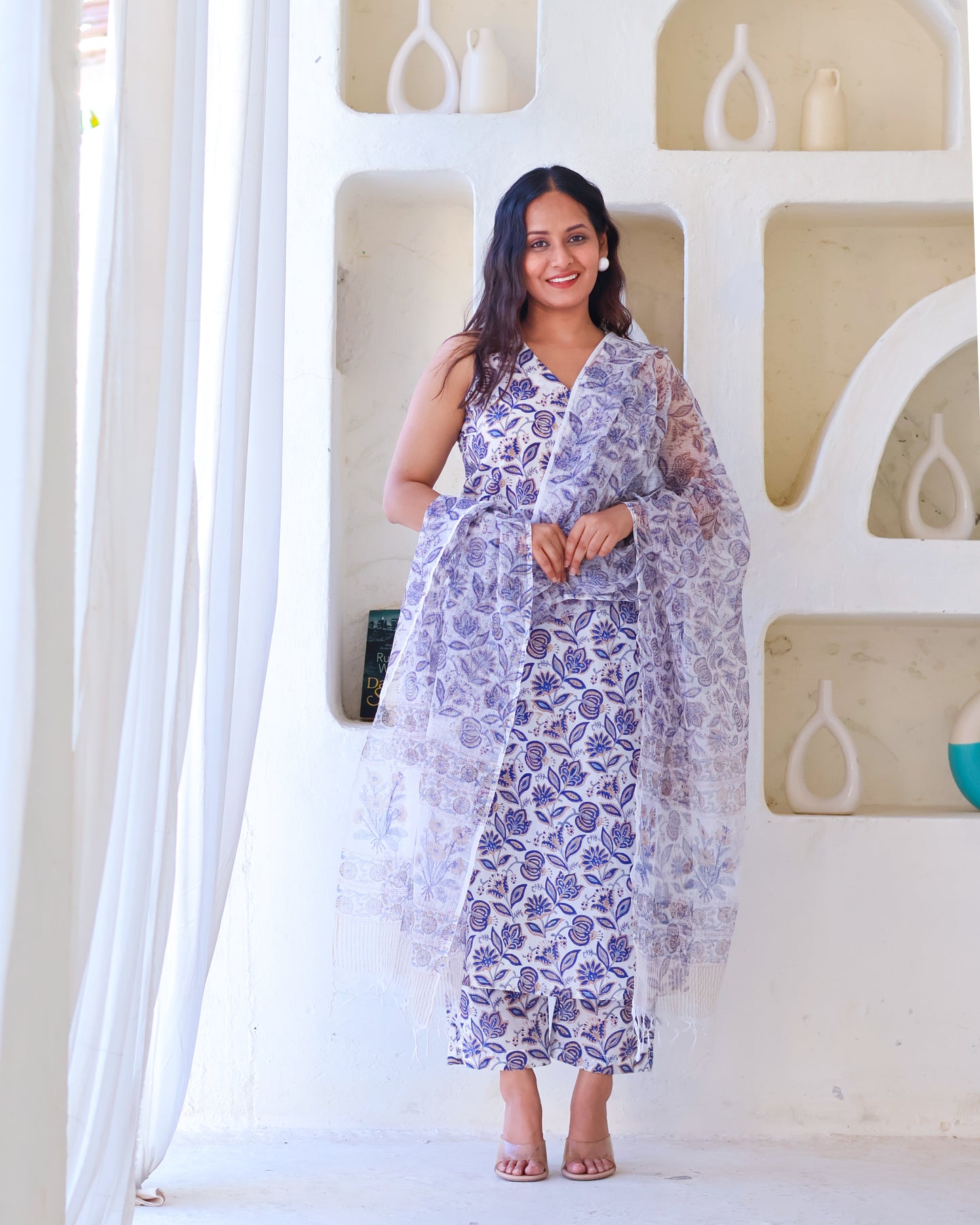 Tessa HandBlock Print Cotton Suit Set