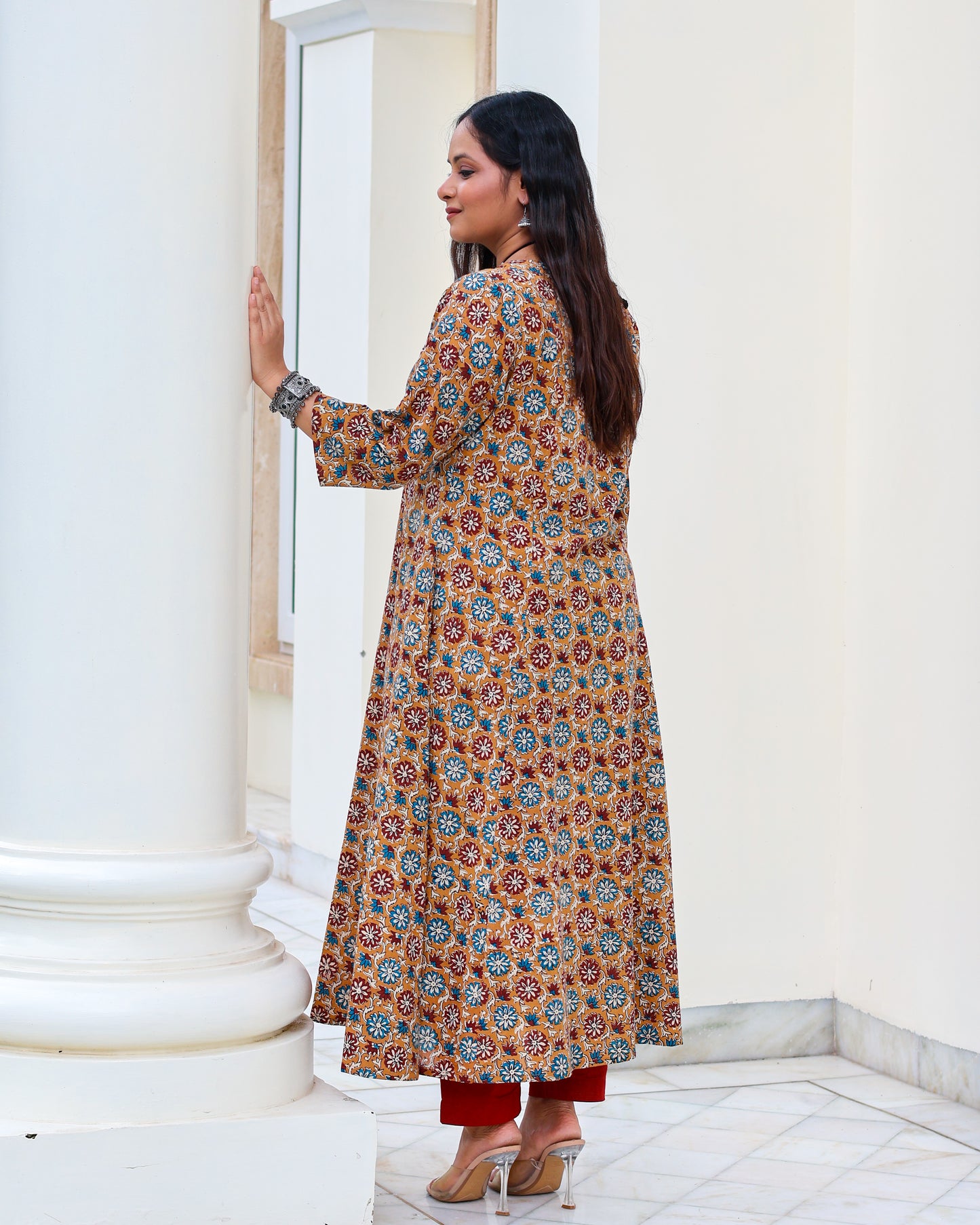 Meher HandBlock Print Cotton Kurta Set