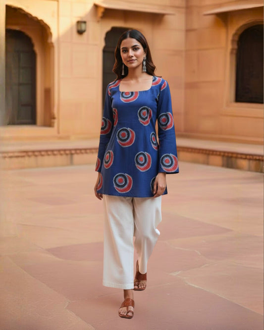Vaani Sleeved Short Kurti