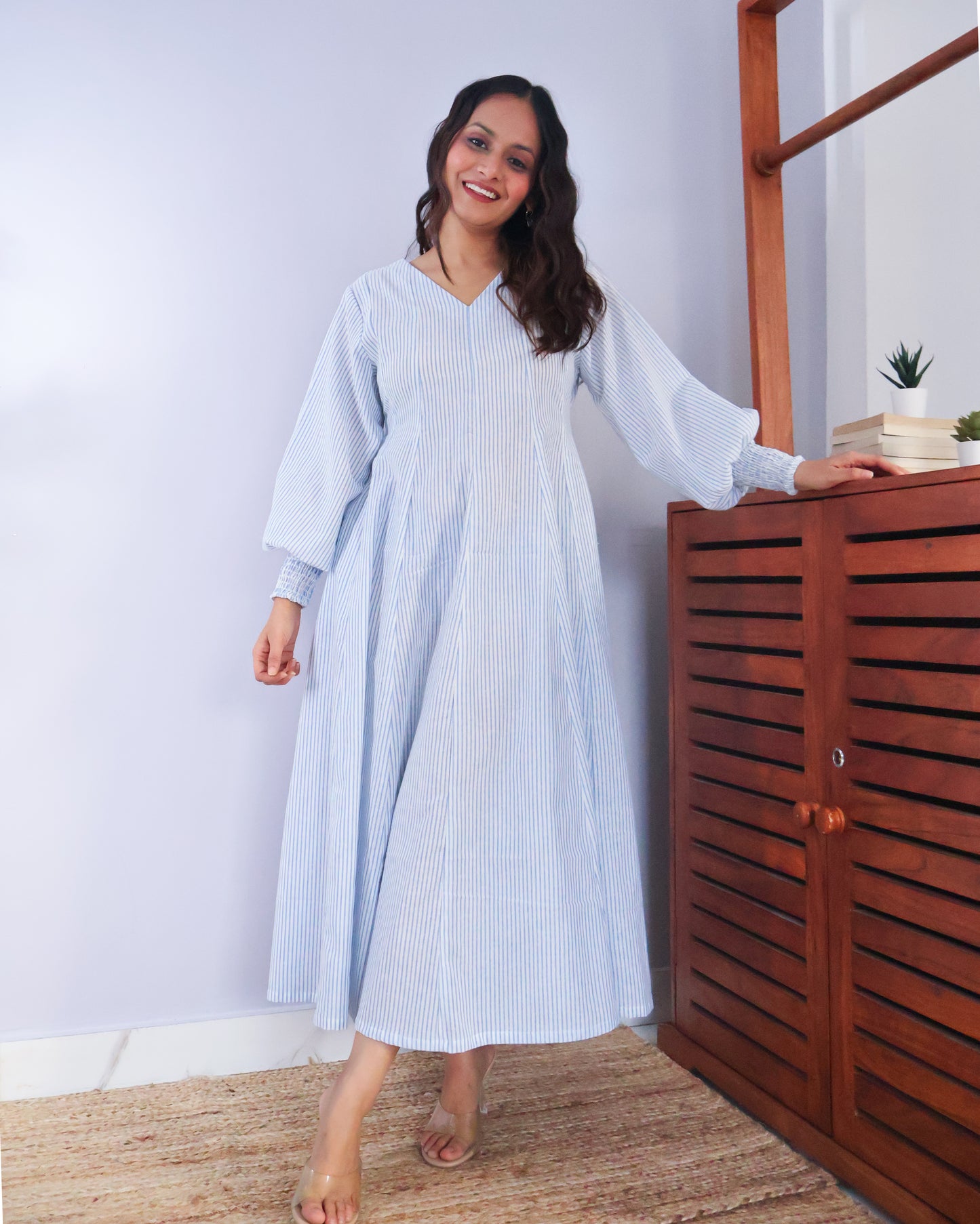 Skyler Flared Cotton Dress
