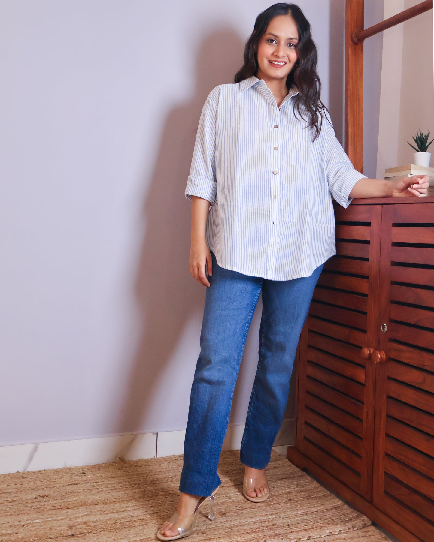 Skyler Striped Cotton Shirt