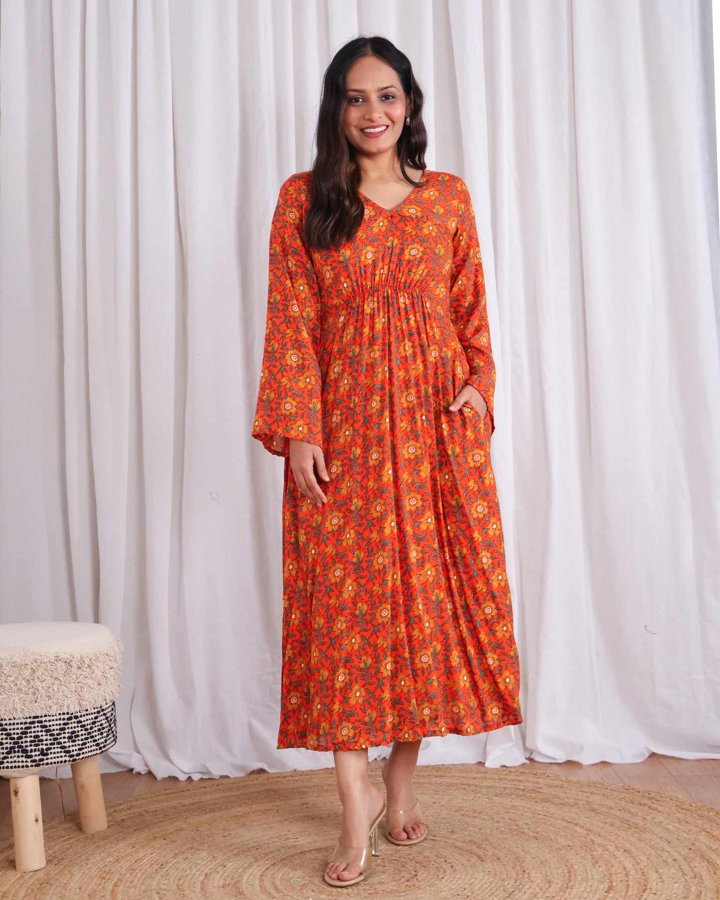Miranda Flare cotton modal dress