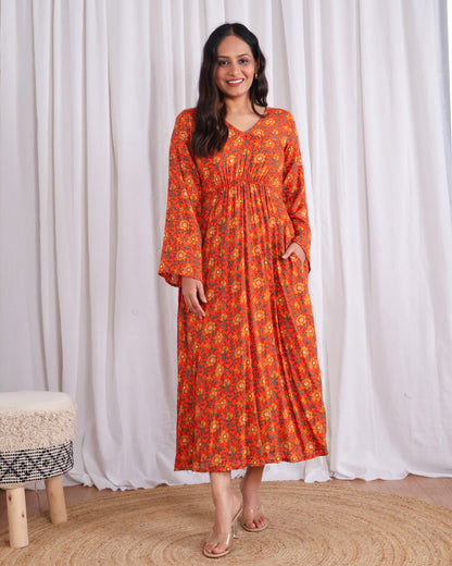 Miranda Flare cotton modal dress