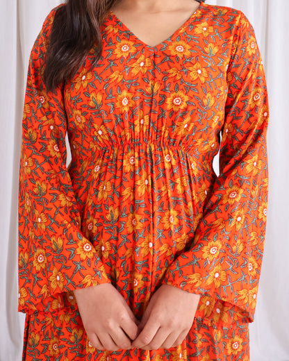 Miranda Flare cotton modal dress