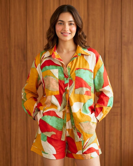 Kate Mosaic Cotton Co-ord set