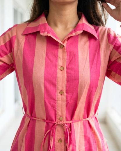 Ava short shirt dress