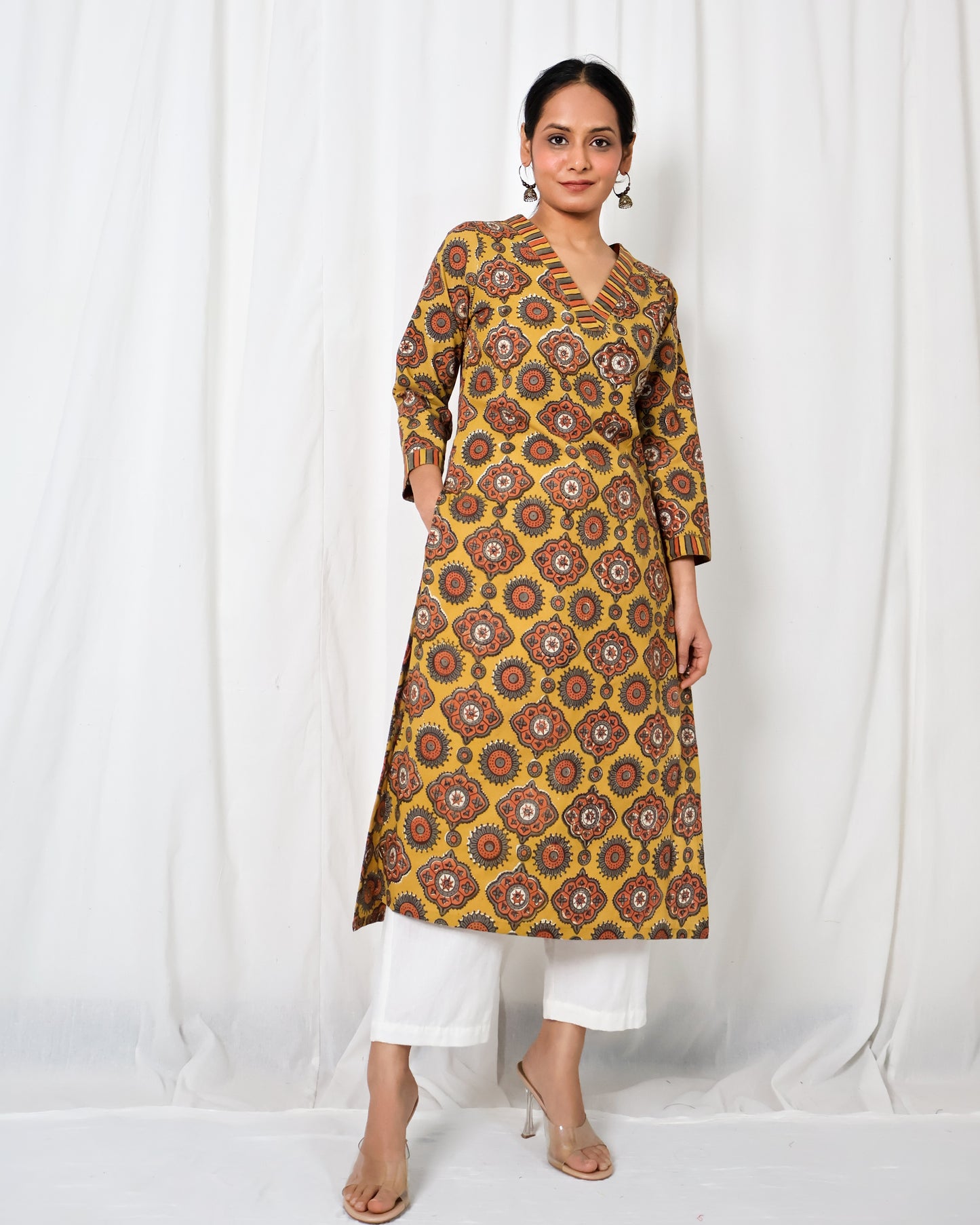 Marigold long Kurta