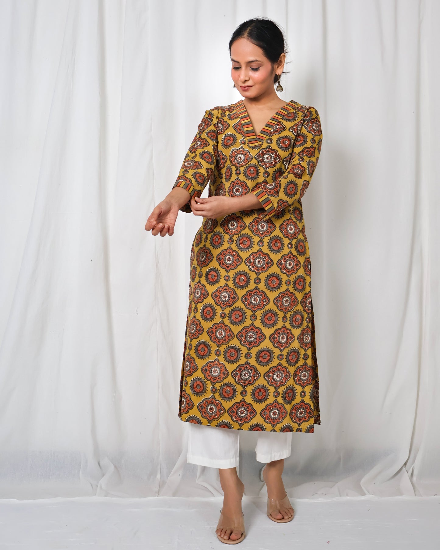 Marigold long Kurta