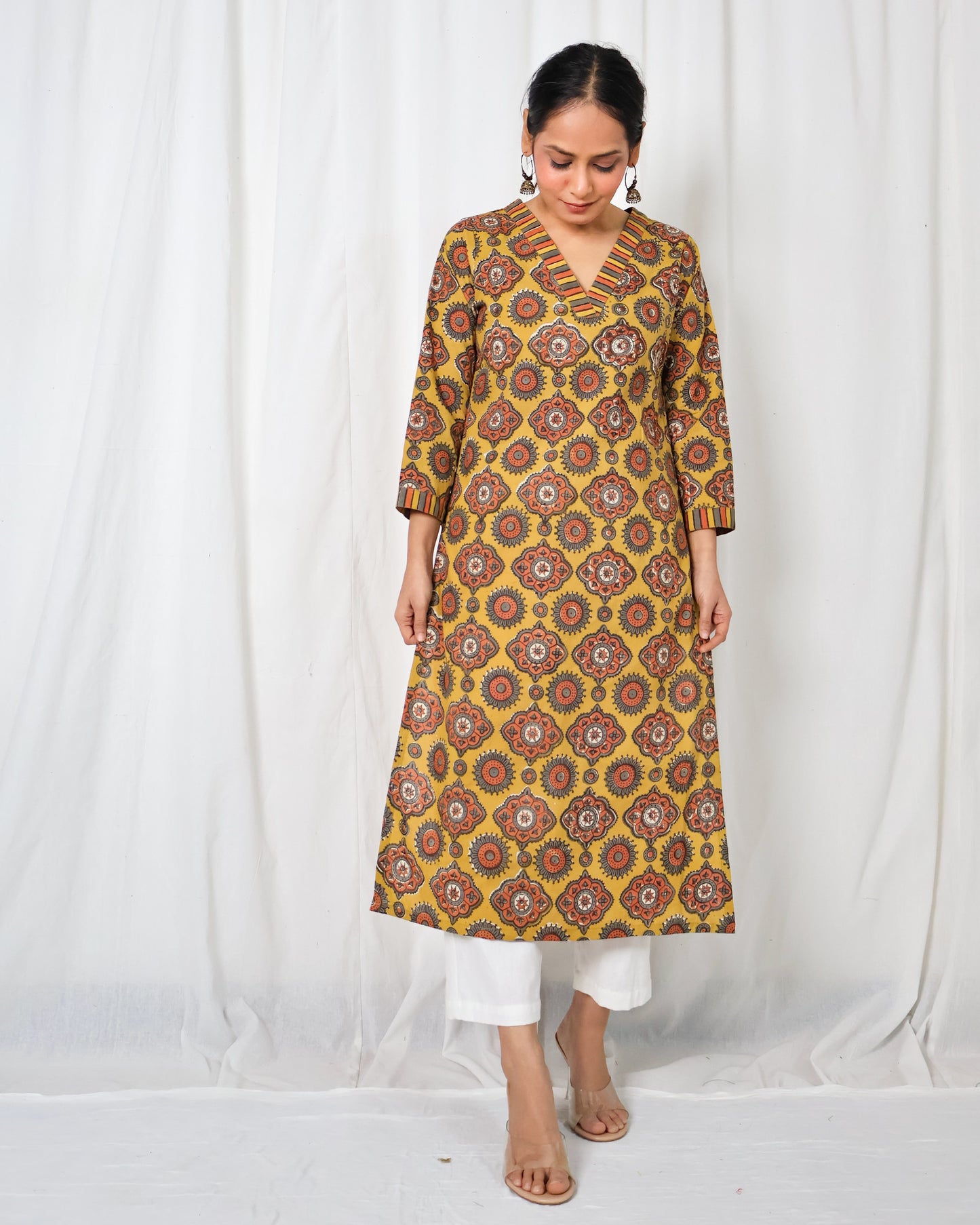 Marigold long Kurta