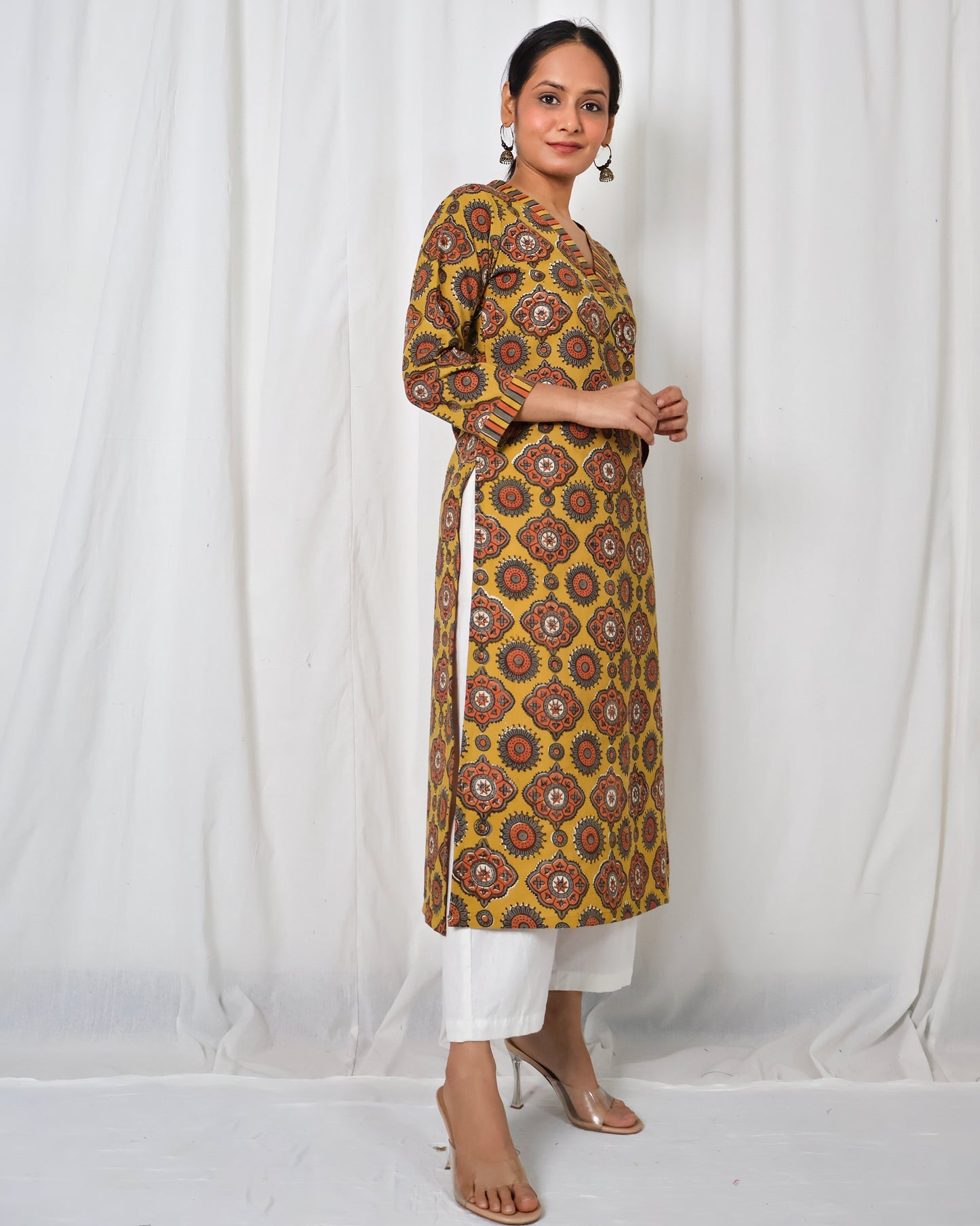 Marigold long Kurta