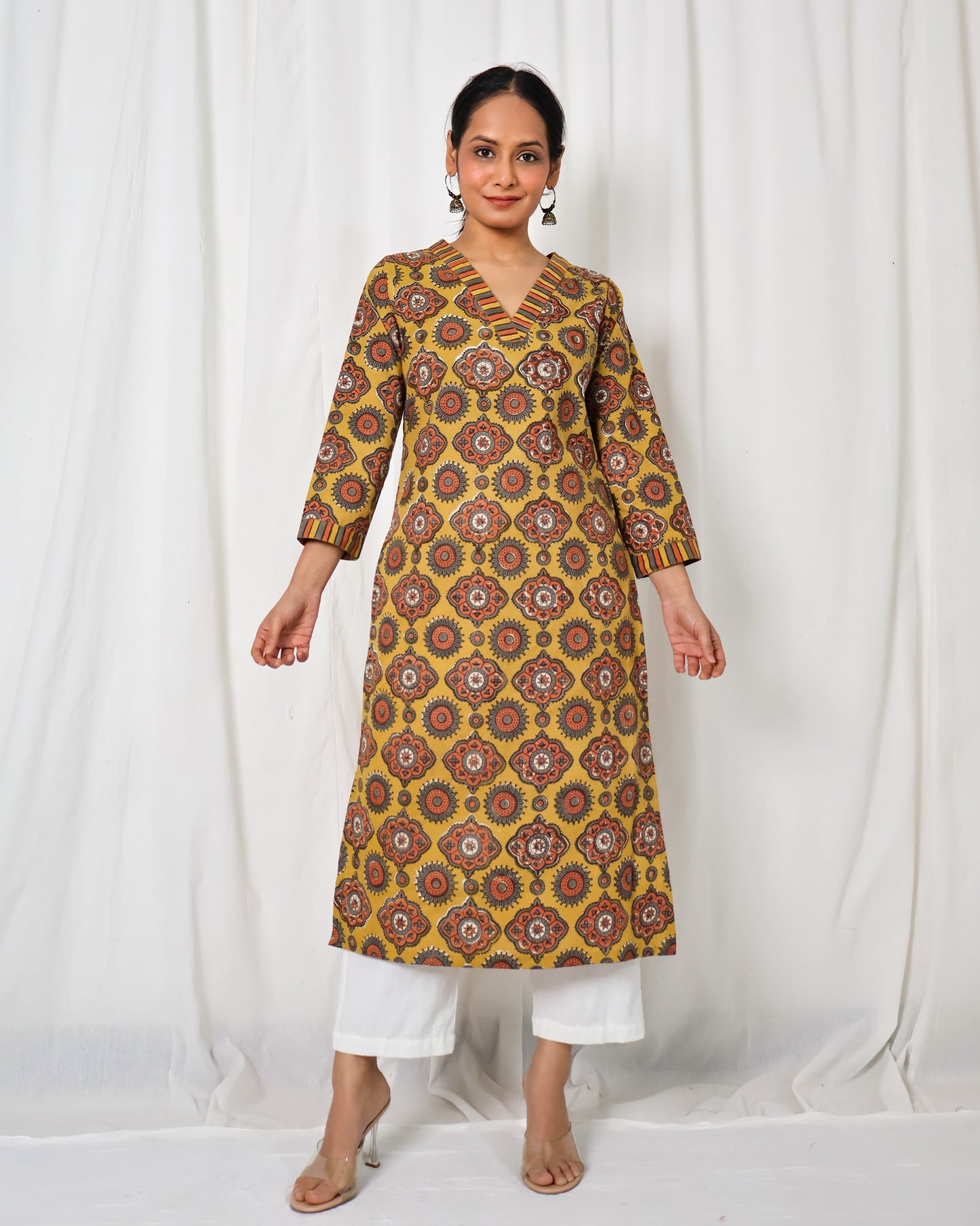 Marigold long Kurta