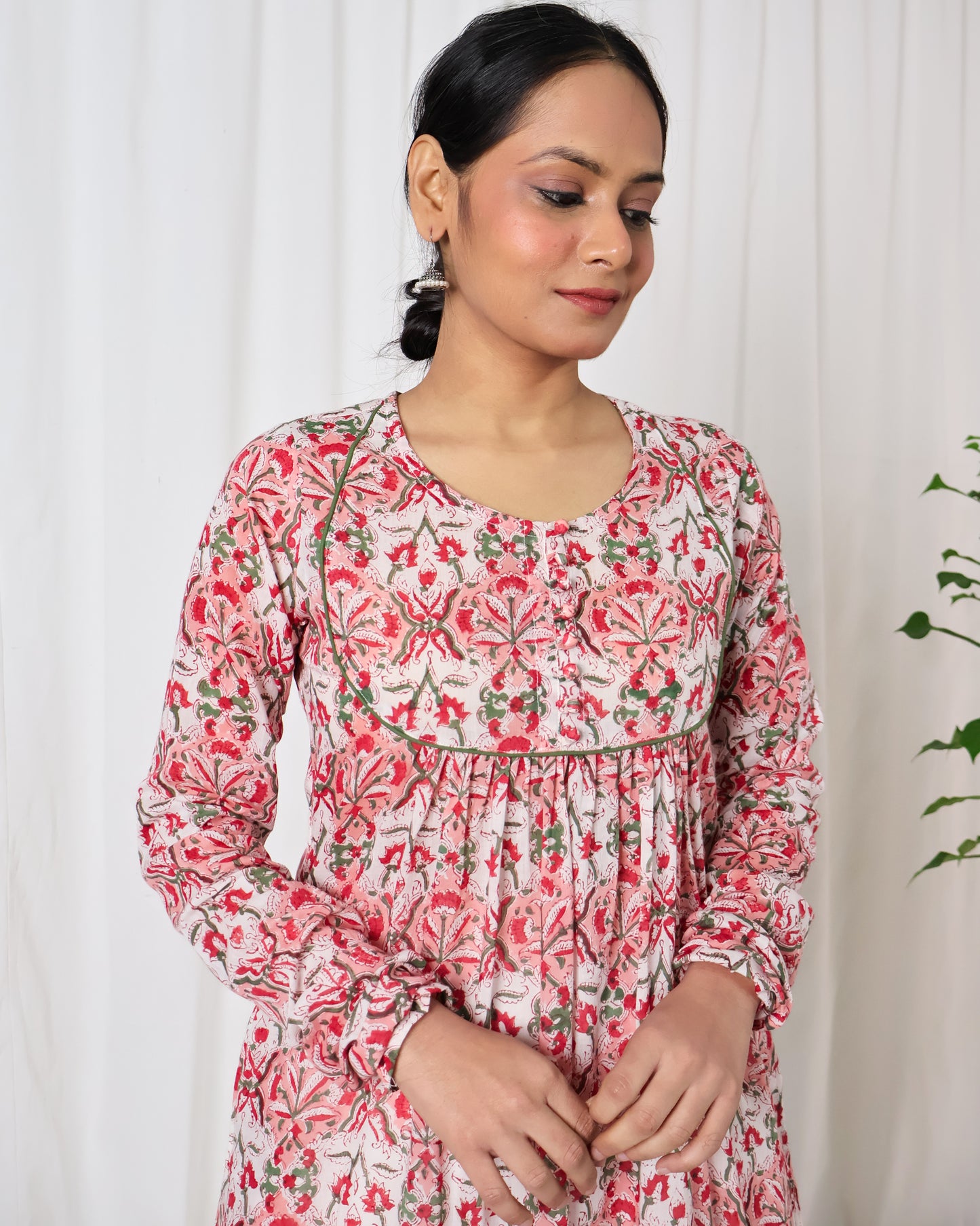 Amara chudi-sleeve kurta