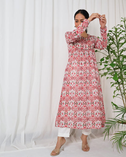 Amara chudi-sleeve kurta