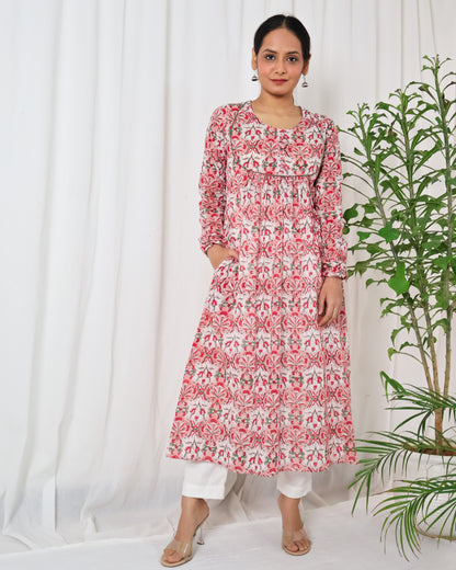 Amara chudi-sleeve kurta