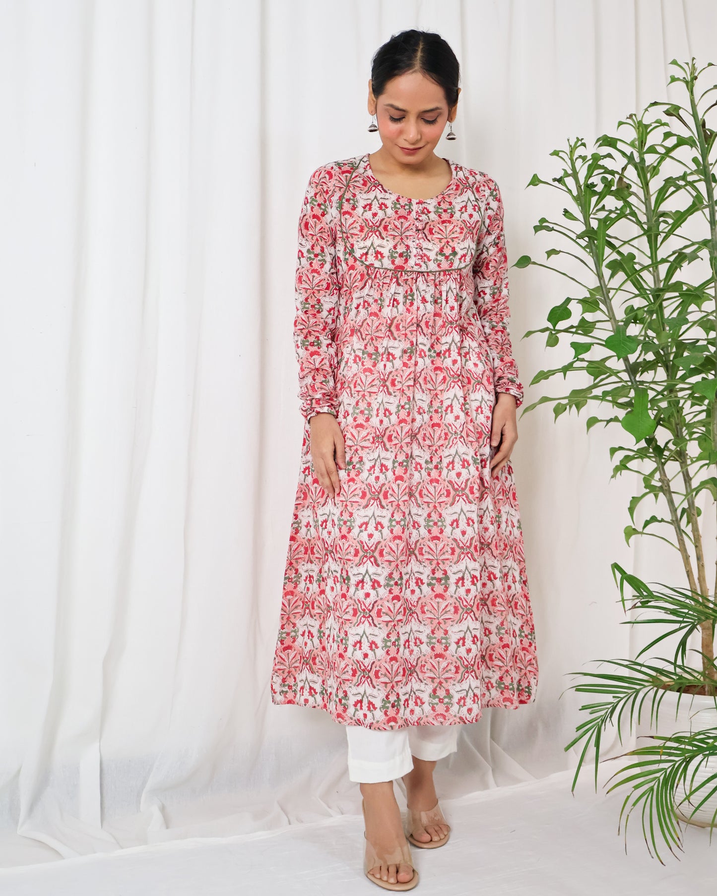 Amara chudi-sleeve kurta