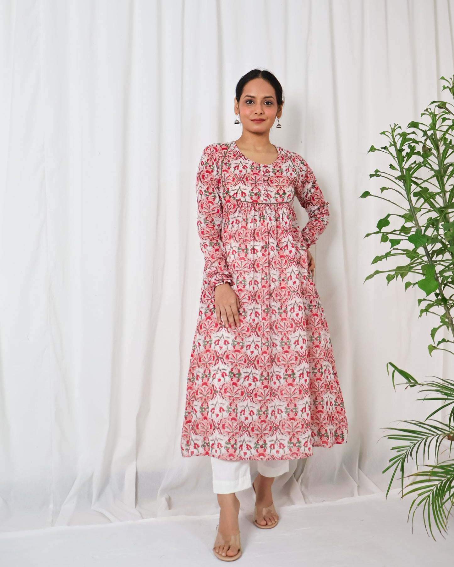 Amara chudi-sleeve kurta