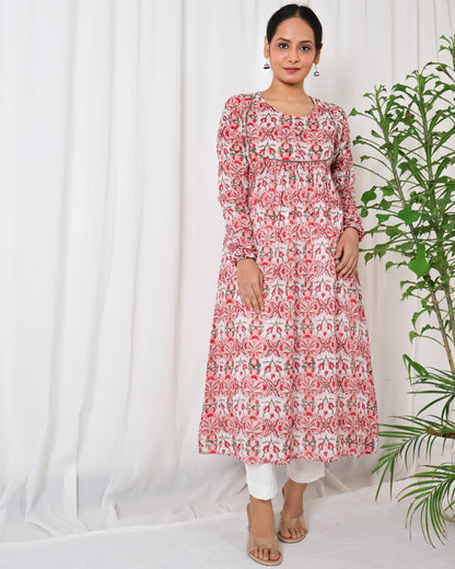 Amara chudi-sleeve kurta