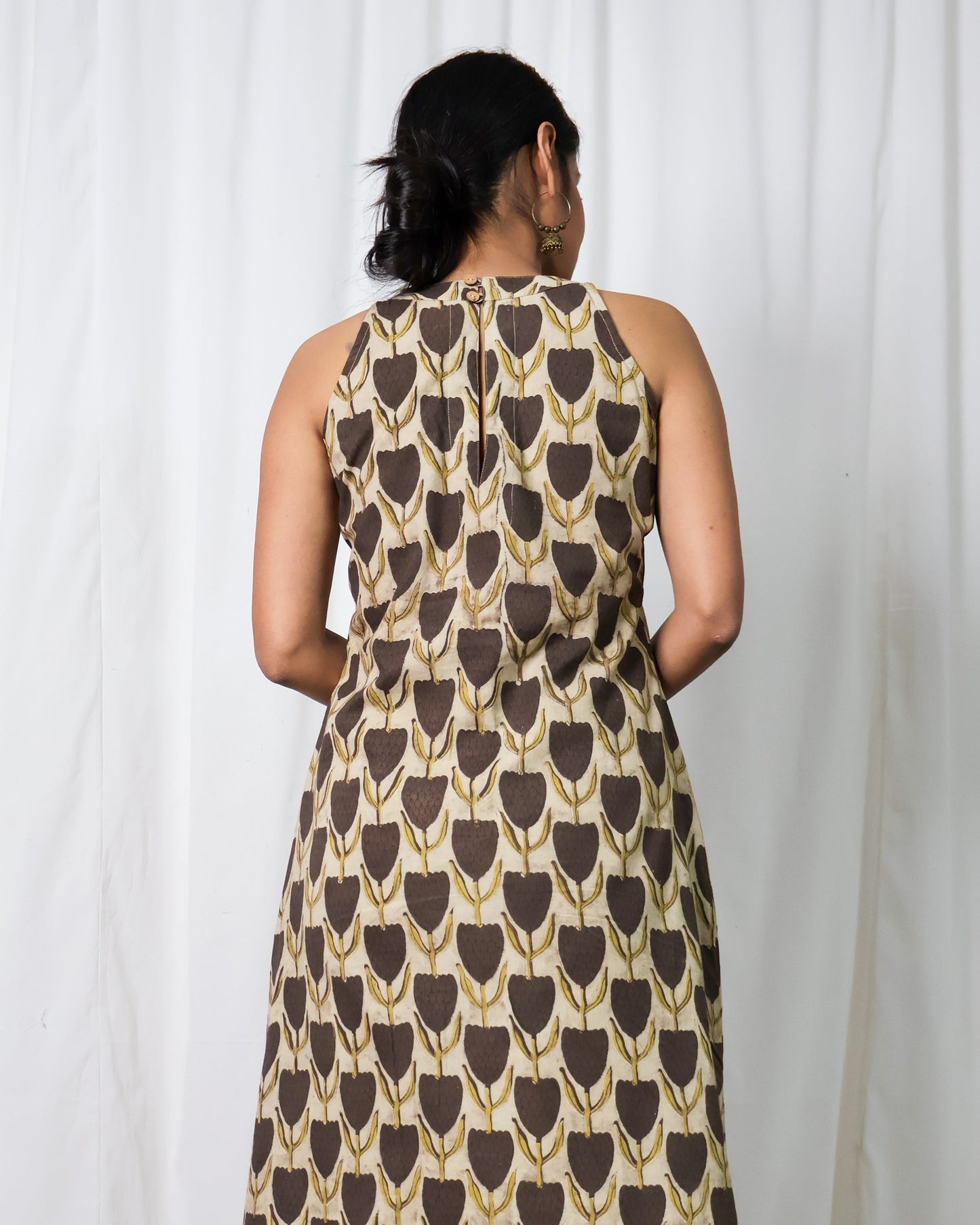 Hazel Ajrakh print Dress