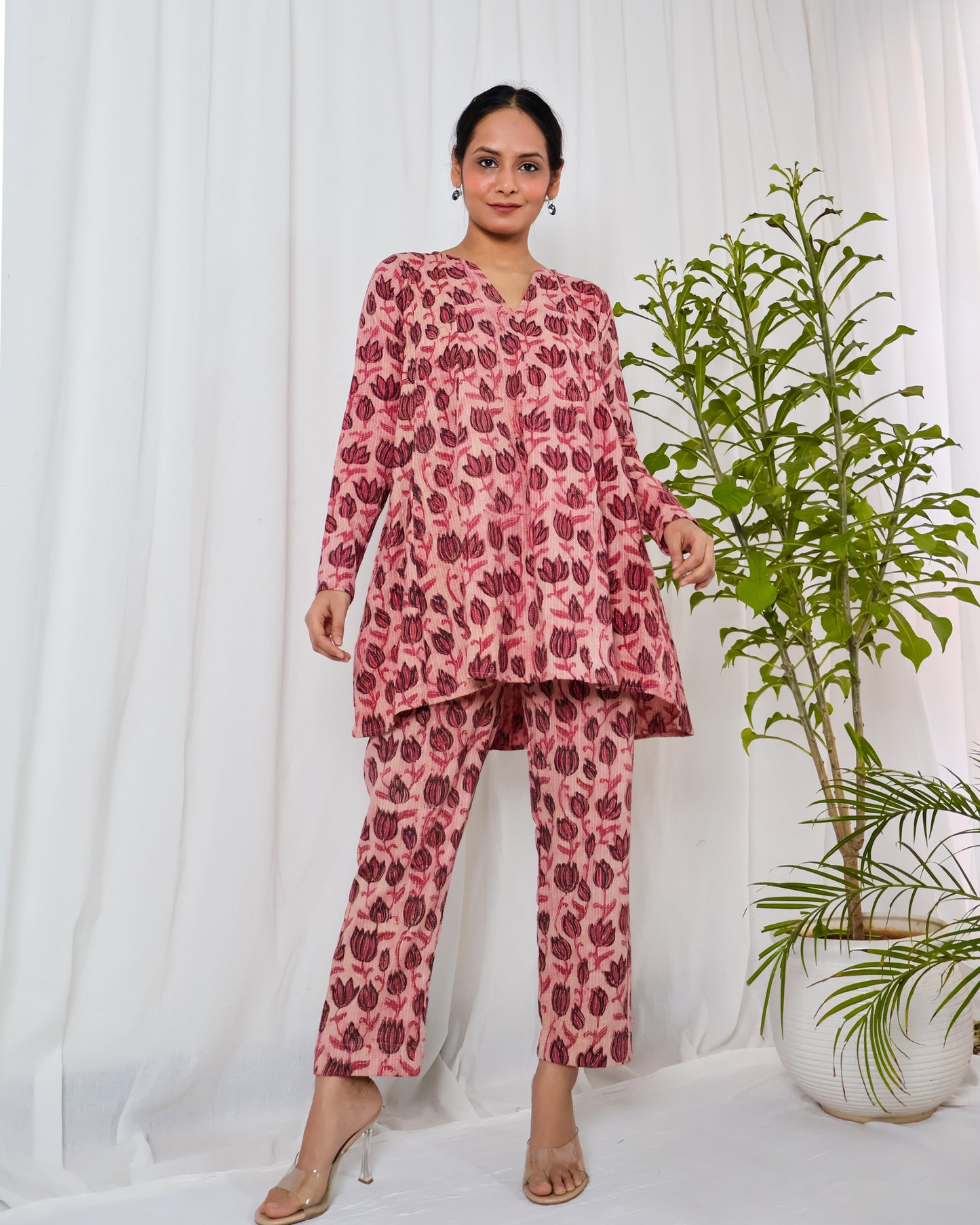 Ziva Ajrakh print Kurta Set