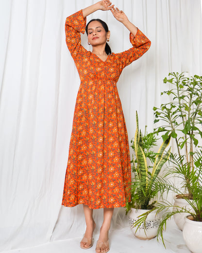 Miranda Flare cotton modal dress