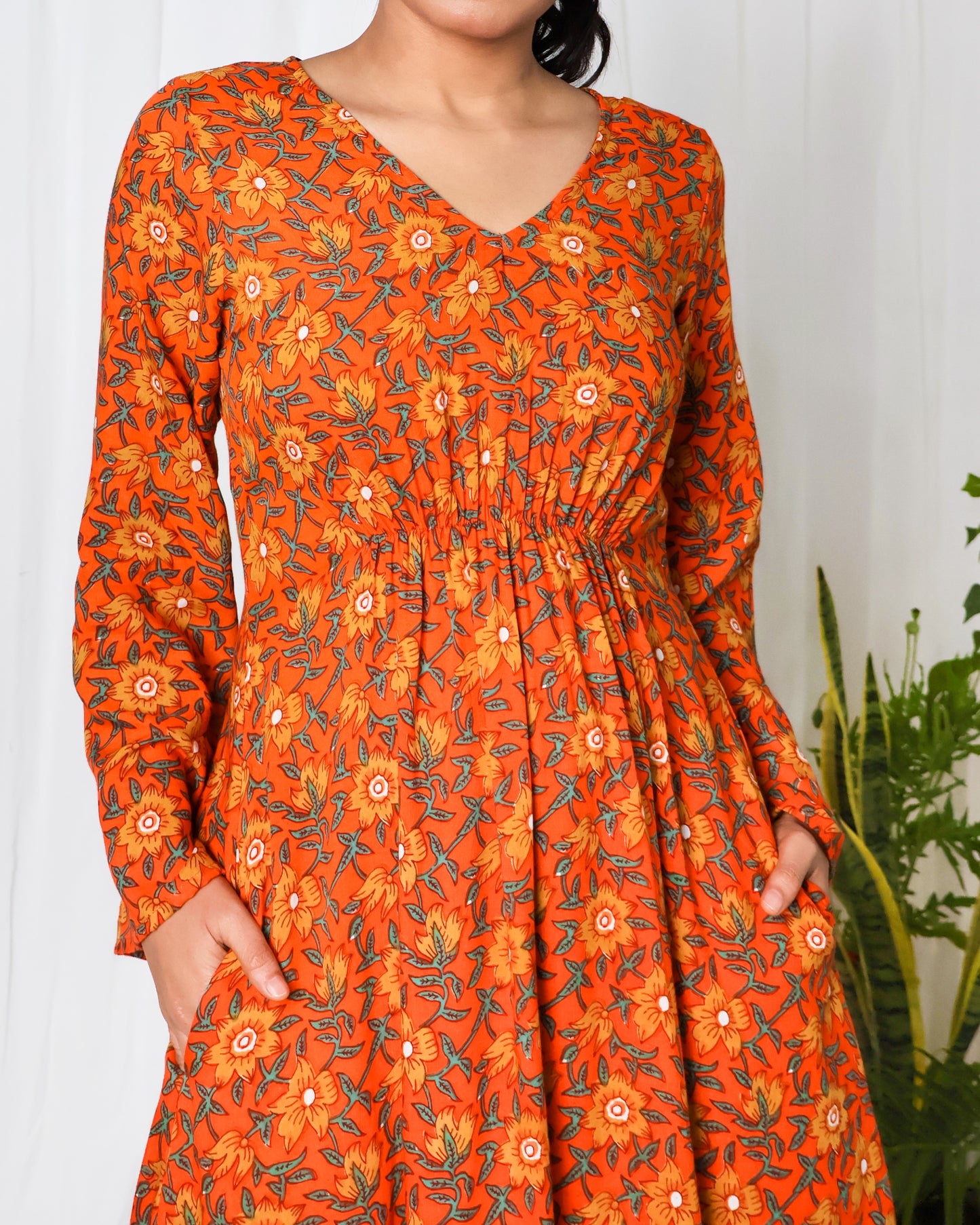 Miranda Flare cotton modal dress