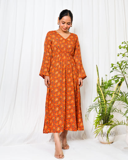 Miranda Flare cotton modal dress