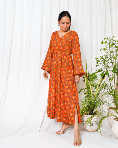 Miranda Flare cotton modal dress