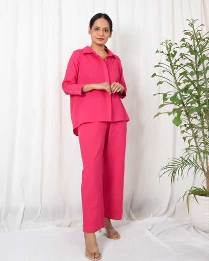 Gulabo shirt pants cotton co-ord set