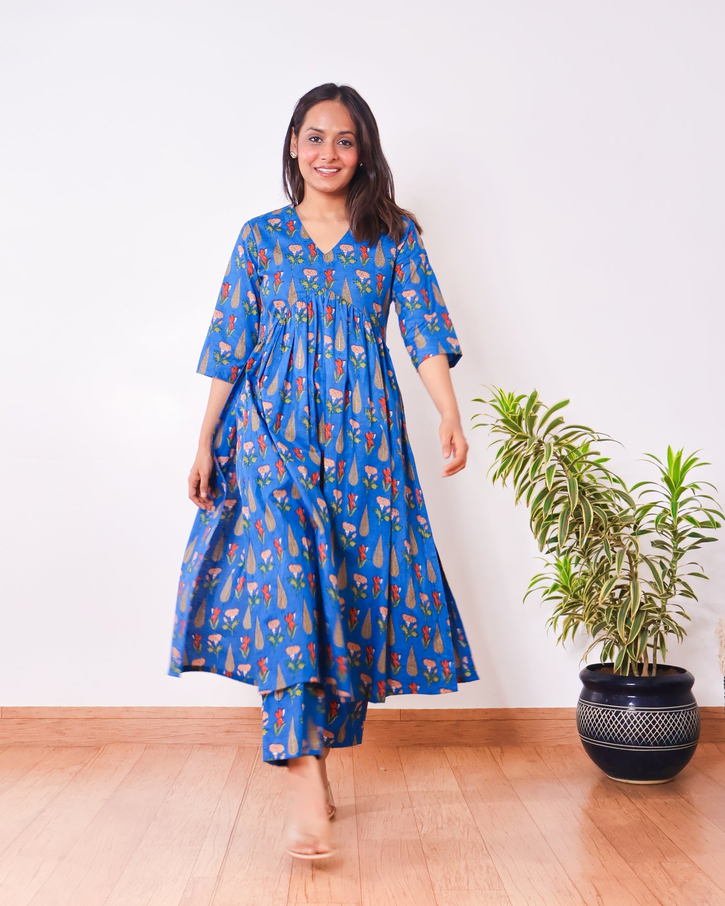 Clare Confetti Cotton Kurta Set