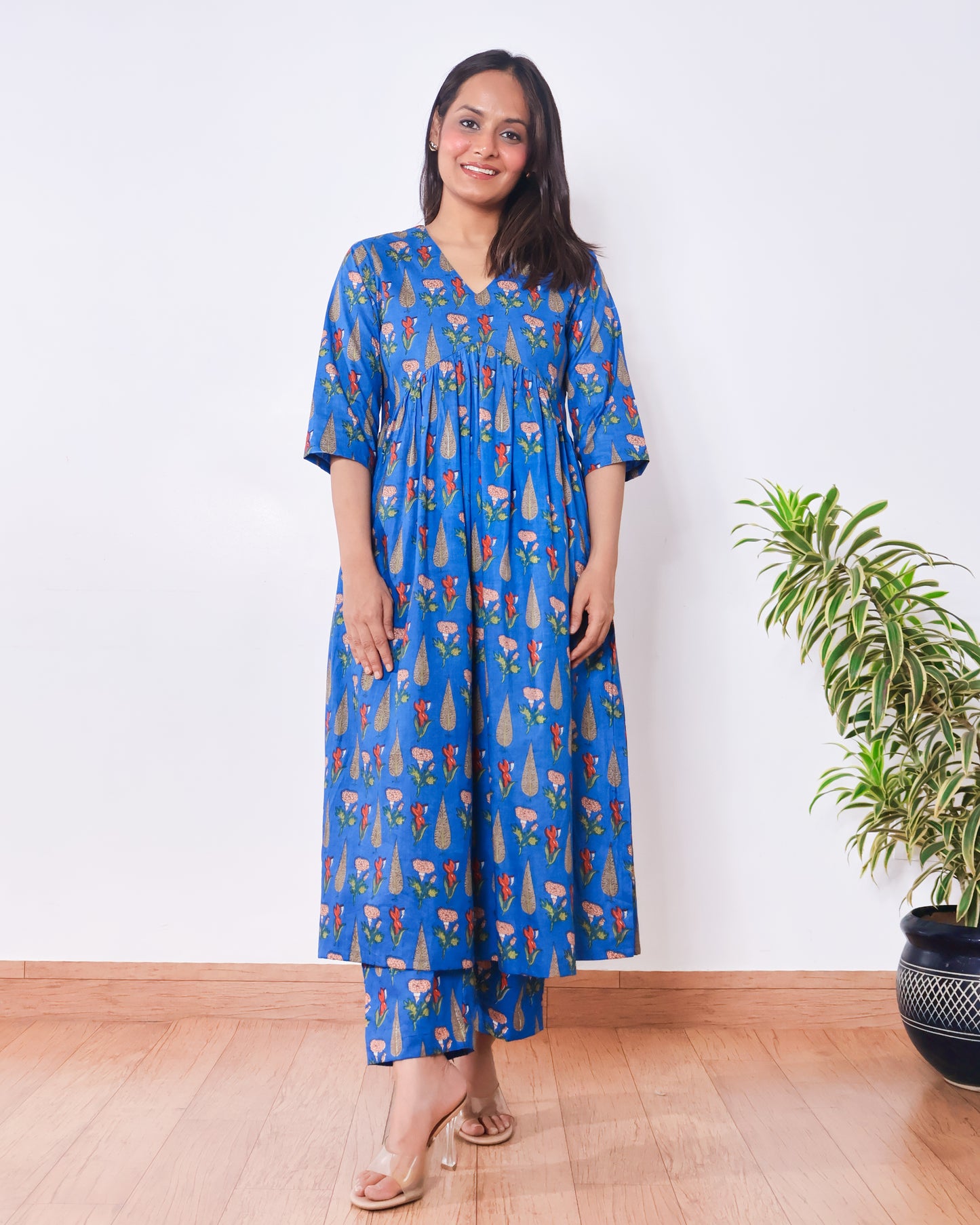 Clare Confetti Cotton Kurta Set