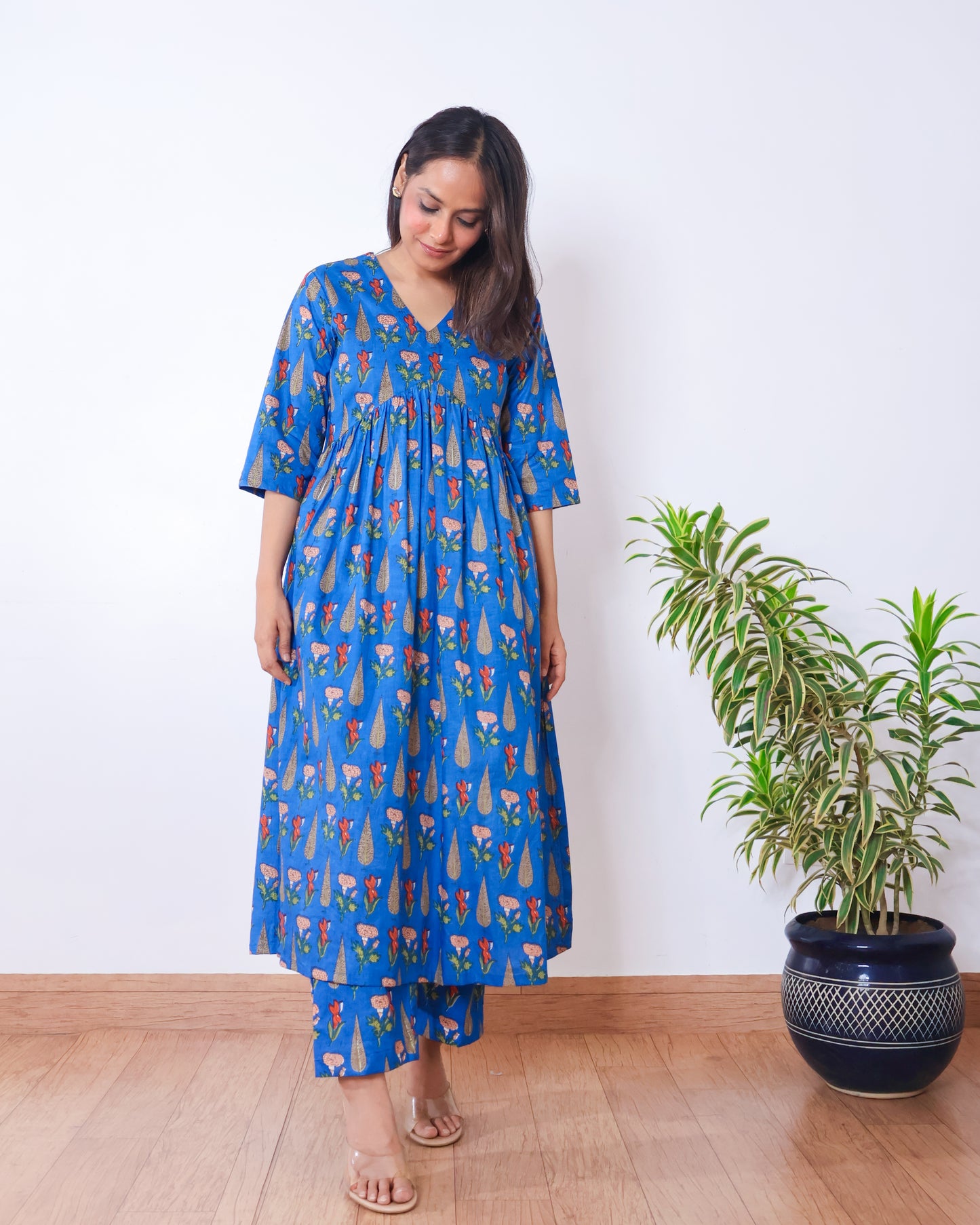 Clare Confetti Cotton Kurta Set