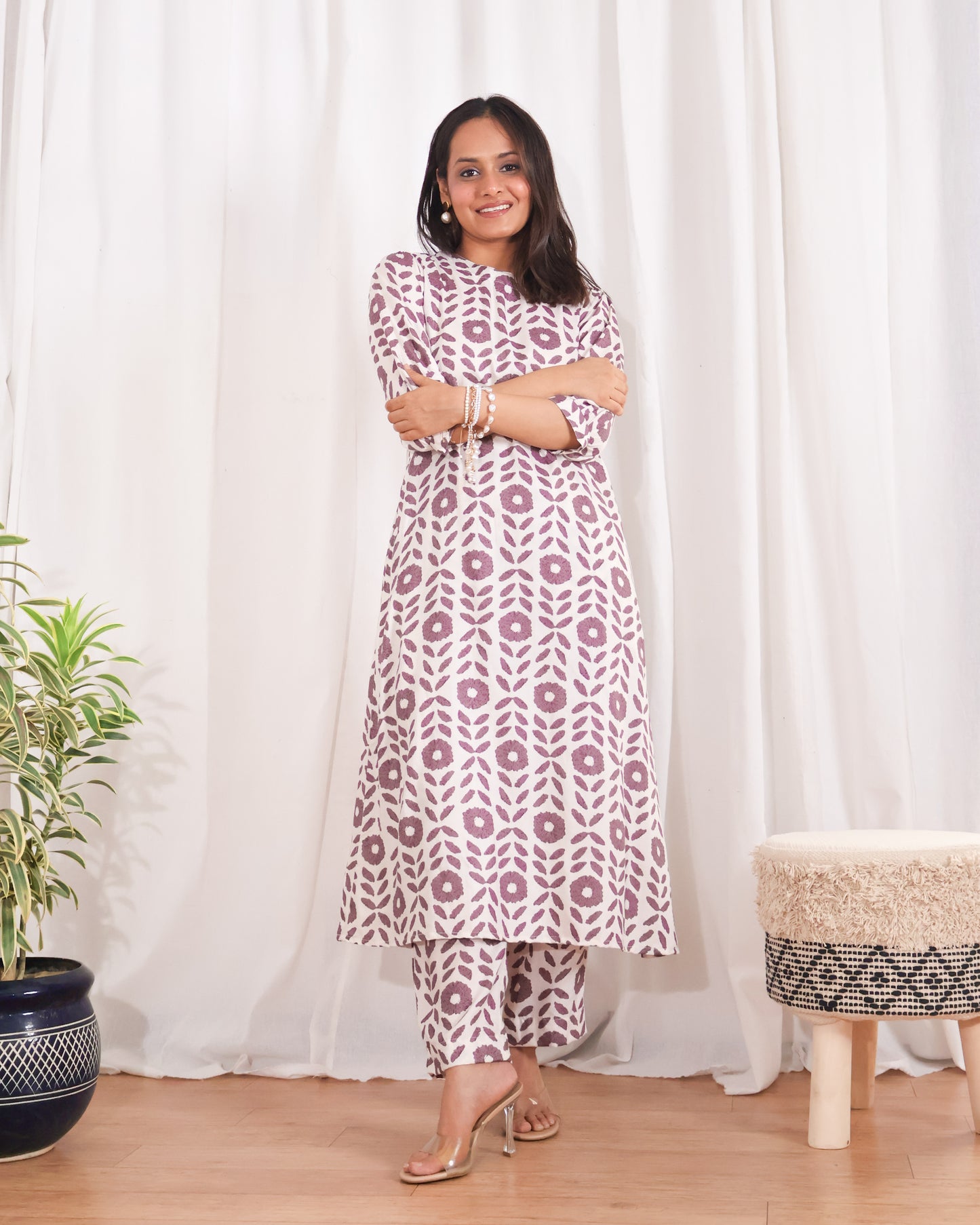 Leah A-line Kurta Set