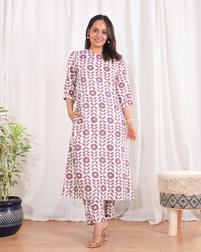 Leah A-line Kurta Set