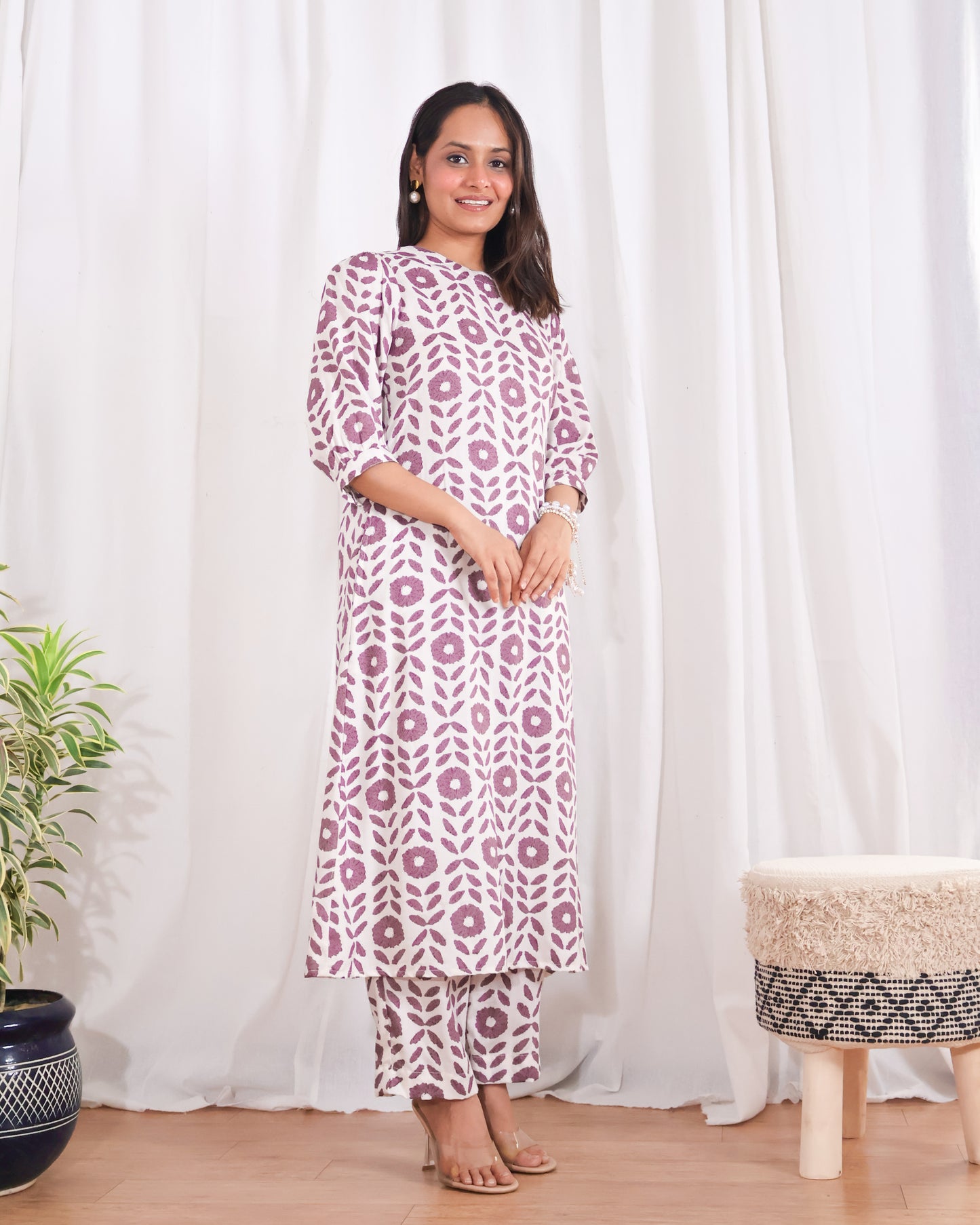 Leah A-line Kurta Set