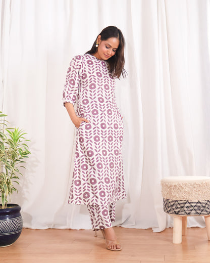 Leah A-line Kurta Set