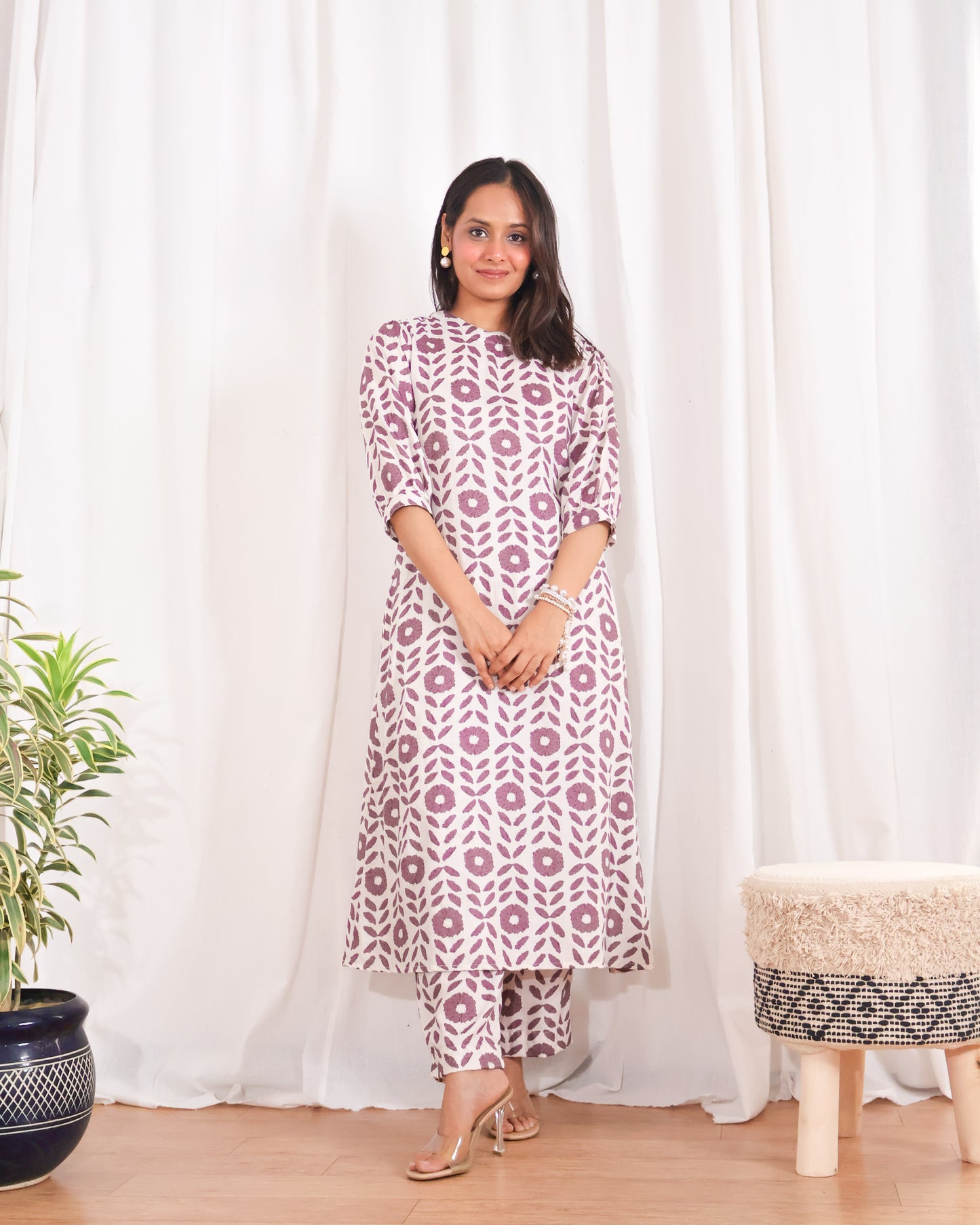 Leah A-line Kurta Set