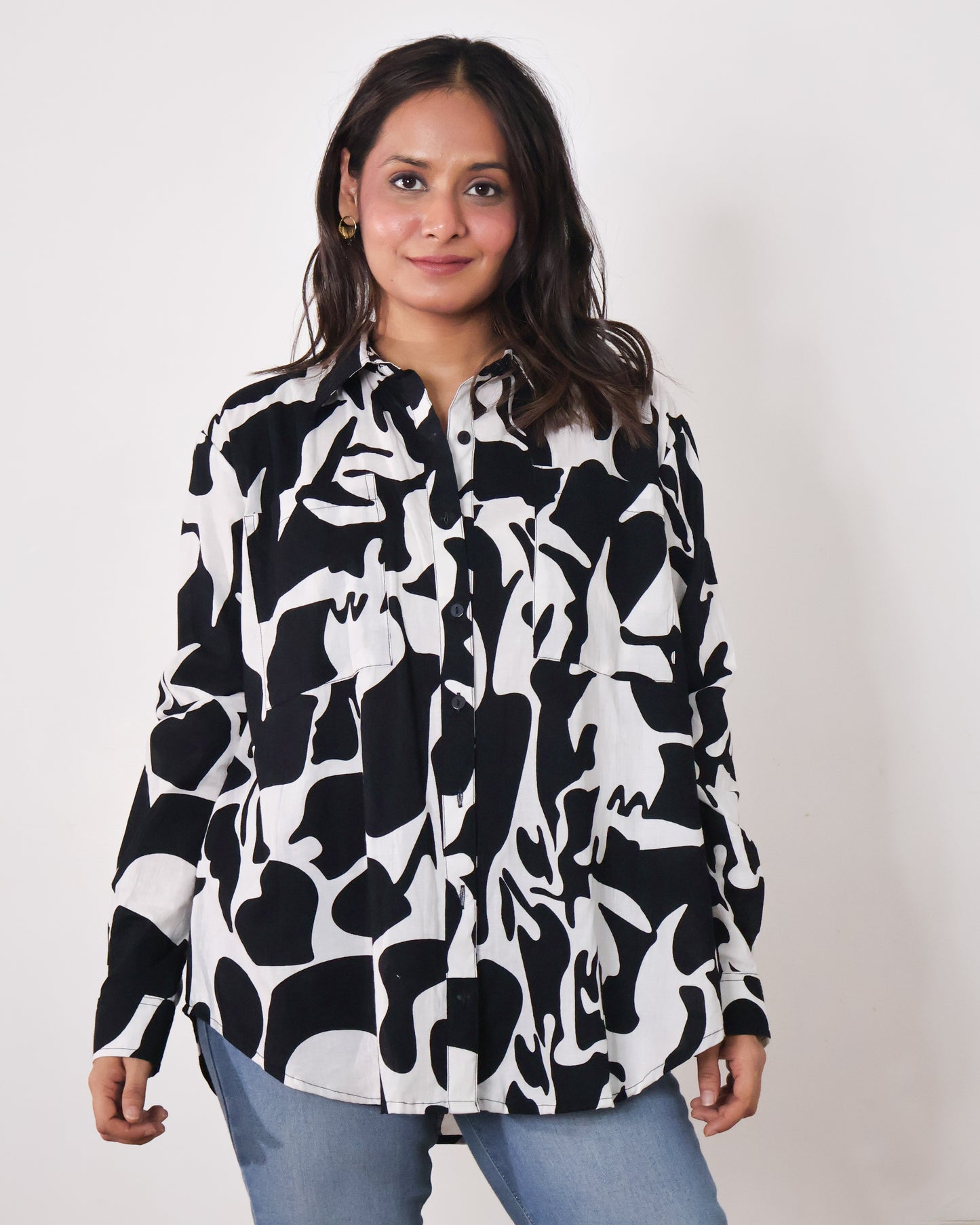 Zebra Chic Cotton Shirt