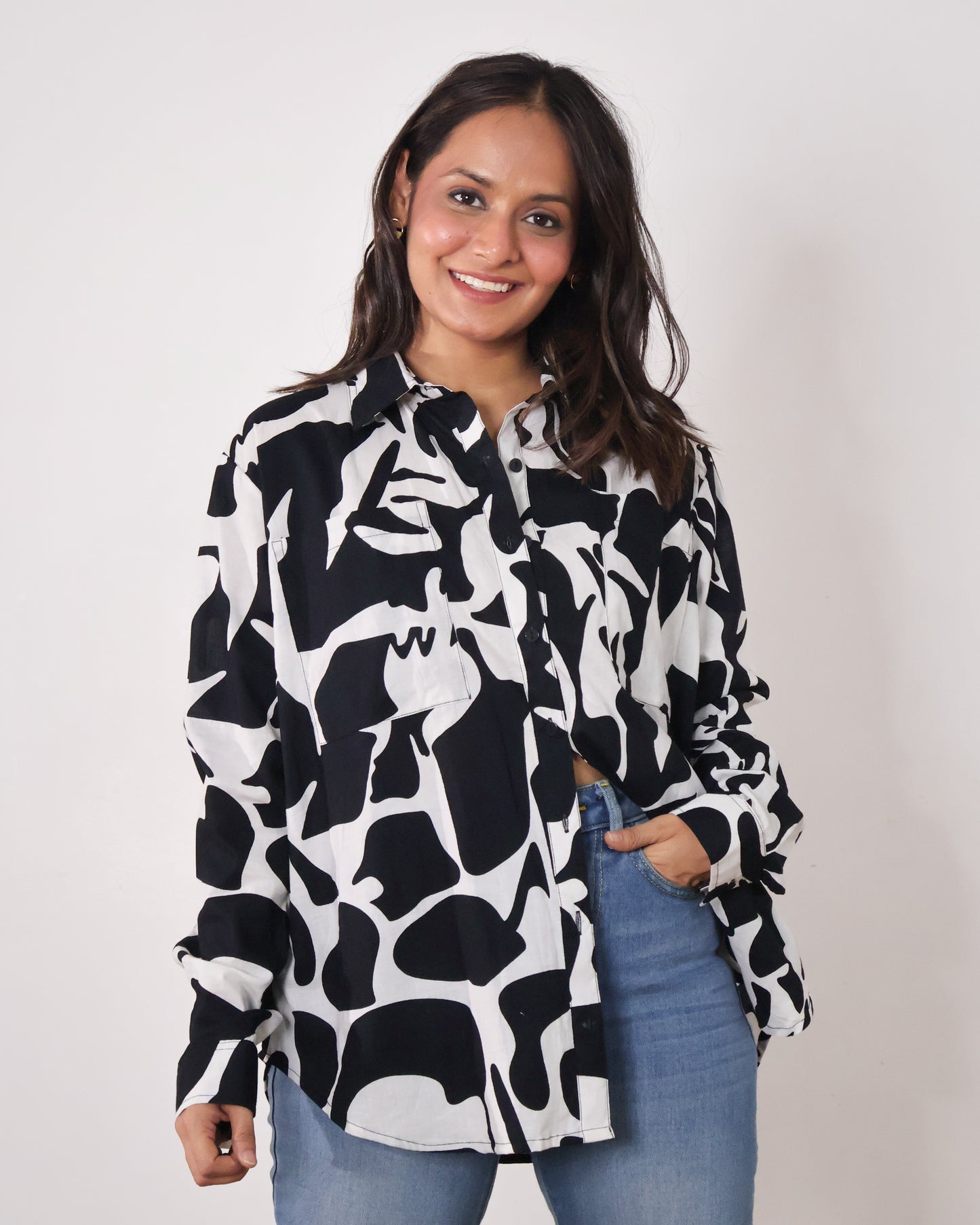 Zebra Chic Cotton Shirt