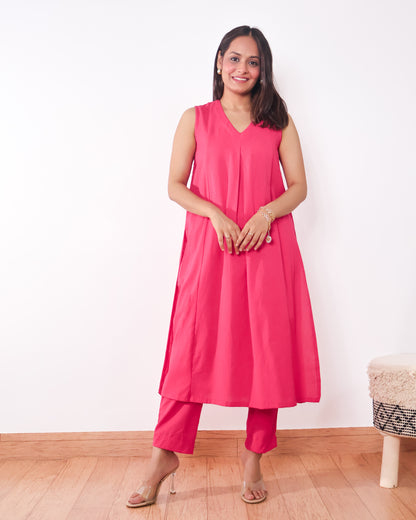 Gulabo long Cotton flex kurta set