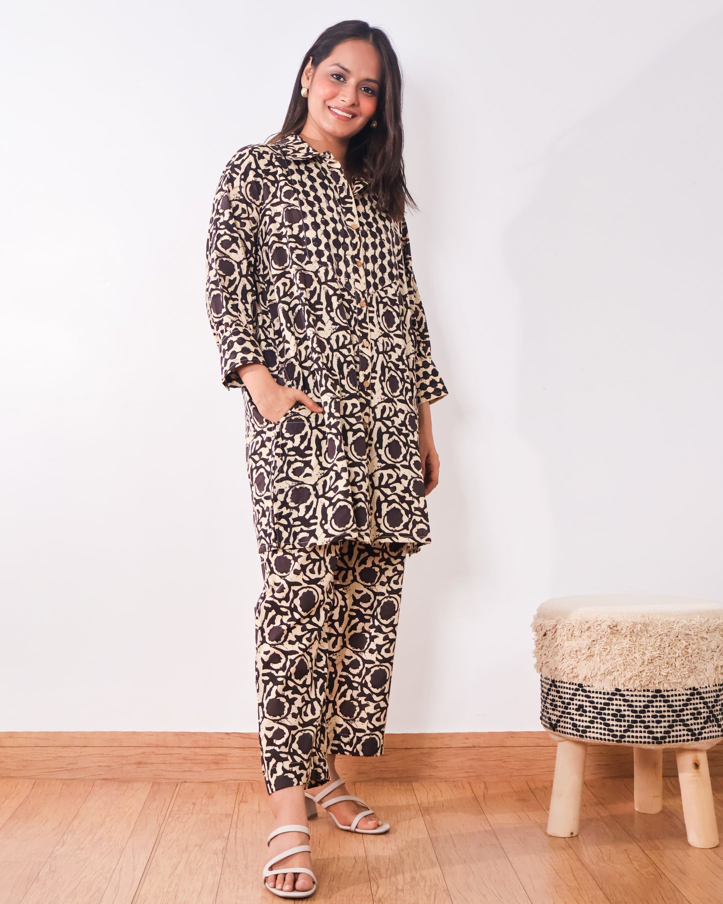 Natalie Bohemian Cotton Kurta Set