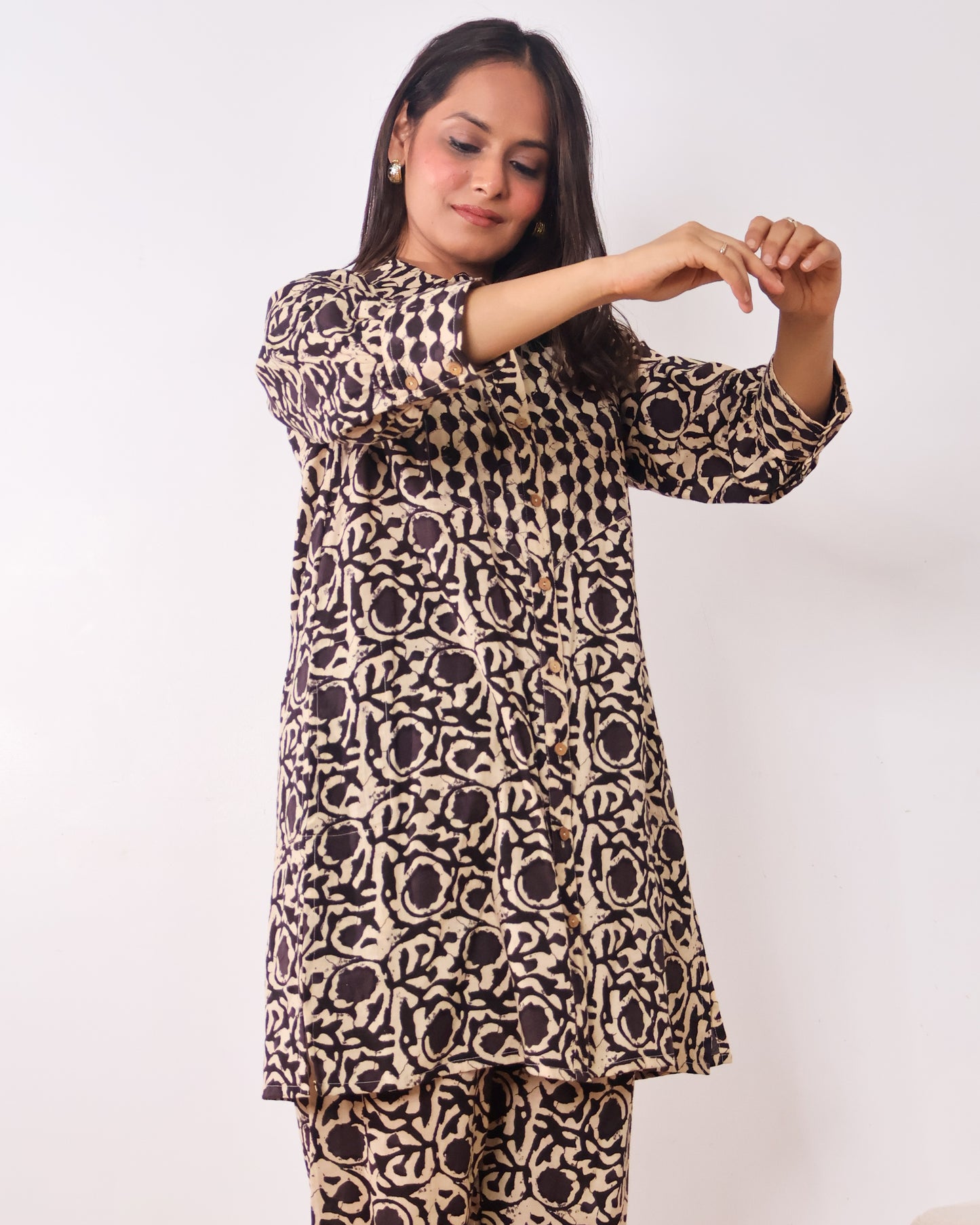 Natalie Bohemian Cotton Kurta Set