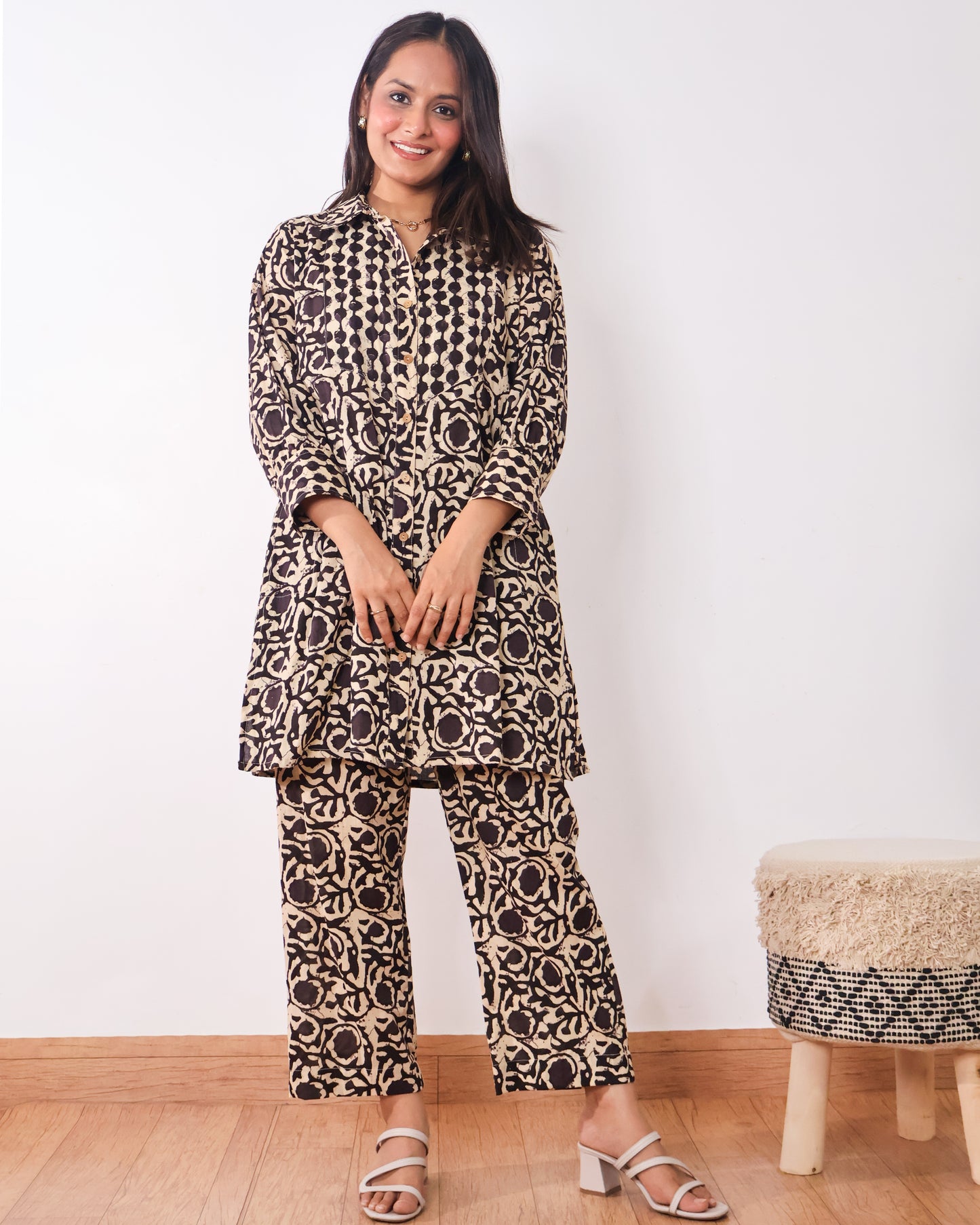 Natalie Bohemian Cotton Kurta Set