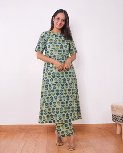 Molly Ajrakh Cotton Kurta Set